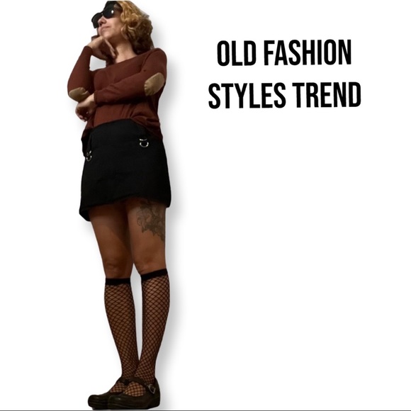 Forever 21 Women's  Sweater Pullover  Cool elbow patch sleeves Style - Picture 12 of 12